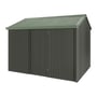 Handi-Heritage Shed H2 3.30X2.52 Roof:Rivergum Wall:Slate Grey Front/Rear Single Door