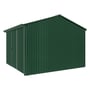 Handi-Heritage Shed H3 3.30X3.30 Roof:Caulfield Green Wall:Caulfield Green Front/Rear Single Door