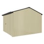 Handi-Heritage Shed H3 3.30X3.30 Roof:Gun Metal Grey Wall:Primrose Front/Rear Single Door