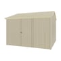 Handi-Heritage Shed H3 3.30X3.30 Roof:Primrose Wall:Merino Front/Rear Single Door