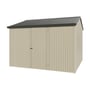 Handi-Heritage Shed H3 3.30X3.30 Roof:Slate Grey Wall:Merino Front/Rear Single Door