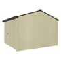 Handi-Heritage Shed H3 3.30X3.30 Roof:Slate Grey Wall:Primrose Front/Rear Single Door