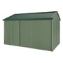 Handi-Heritage Shed H4 3.96X2.52 Roof:Caulfield Green Wall:Rivergum Front/Rear Single Door