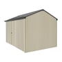 Handi-Heritage Shed H4 3.96X2.52 Roof:Gun Metal Grey Wall: Merino Front/Rear Single Door