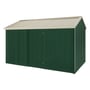 Handi-Heritage Shed H4 3.96X2.52 Roof:Merino Wall:Caulfield Green Front/Rear Single Door