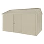 Handi-Heritage Shed H4 3.96X2.52 Roof:Merino Wall:Merino Front/Rear Single Door