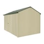 Handi-Heritage Shed H4 3.96X2.52 Roof:Rivergum Wall:Primrose Front/Rear Single Door