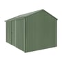 Handi-Heritage Shed H4 3.96X2.52 Roof:Rivergum Wall:Rivergum Front/Rear Single Door