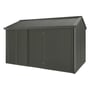 Handi-Heritage Shed H4 3.96X2.52 Roof:Slate Grey Wall:Slate Grey Front/Rear Single Door