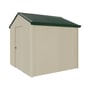 Handi-Heritage Shed H1 2.54X2.52 Roof:Caulfield Green Wall:Merino Gable End Single Door