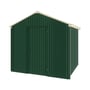 Handi-Heritage Shed H1 2.54X2.52 Roof:Primrose Wall:Caulfield Green Gable End Single Door
