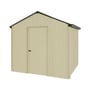 Handi-Heritage Shed H1 2.54X2.52 Roof:Slate Grey Wall:Primrose Gable End Single Door