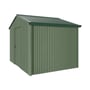 Handi-Heritage Shed H2 3.30X2.52 Roof:Caulfield Green Wall:Rivergum Gable End Single Door