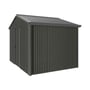 Handi-Heritage Shed H2 3.30X2.52 Roof:Gun Metal Grey Wall:Slate Grey Gable End Single Door