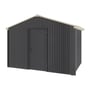 Handi-Heritage Shed H2 3.30X2.52 Roof:Merino Wall:Gun Metal Grey Gable End Single Door