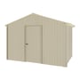 Handi-Heritage Shed H2 3.30X2.52 Roof:Primrose Wall:Merino Gable End Single Door