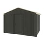 Handi-Heritage Shed H2 3.30X2.52 Roof:Primrose Wall:Slate Grey Gable End Single Door
