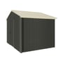 Handi-Heritage Shed H2 3.30X2.52 Roof:Primrose Wall:Slate Grey Gable End Single Door