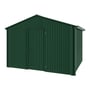 Handi-Heritage Shed H3 3.30X3.30 Roof:Caulfield Green Wall:Caulfield Green Gable End Single Door