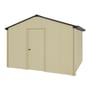 Handi-Heritage Shed H3 3.30X3.30 Roof:Gun Metal Grey Wall:Primrose Gable End Single Door