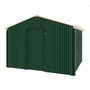 Handi-Heritage Shed H3 3.30X3.30 Roof:Primrose Wall:Caulfield Green Gable End Single Door