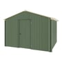 Handi-Heritage Shed H3 3.30X3.30 Roof:Primrose Wall:Rivergum  Gable End Single Door
