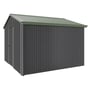 Handi-Heritage Shed H3 3.30X3.30 Roof:Rivergum Wall:Gun Metal Grey Gable End Single Door