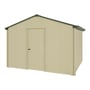 Handi-Heritage Shed H3 3.30X3.30 Roof:Rivergum Wall:Primrose Gable End Single Door