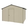 Handi-Heritage Shed H3 3.30X3.30 Roof:Slate Grey Wall:Merino Gable End Single Door