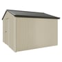 Handi-Heritage Shed H3 3.30X3.30 Roof:Slate Grey Wall:Merino Gable End Single Door