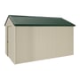 Handi-Heritage Shed H4 3.96X2.52 Roof:Caulfield Green Wall:Merino Gable End Single Door