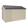 Handi-Heritage Shed H4 3.96X2.52 Roof:Gun Metal Grey Wall:Merino Gable End Single Door
