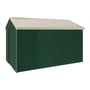 Handi-Heritage Shed H4 3.96X2.52 Roof:Merino Wall:Caulfield Green Gable End Single Door