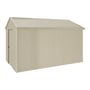 Handi-Heritage Shed H4 3.96X2.52 Roof:Merino Wall:Merino Gable End Single Door