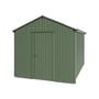 Handi-Heritage Shed H4 3.96X2.52 Roof:Slate Grey Wall:Rivergum Gable End Single Door