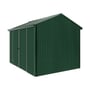 Handi-Heritage Shed H2 3.30X2.52 Roof:Caulfield Green Wall:Caulfield Green Front/Rear Double Door