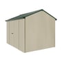 Handi-Heritage Shed H2 3.30X2.52 Roof:Caulfield Green Wall:Merino Front/Rear Double Door