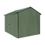 Handi-Heritage Shed H2 3.30X2.52 Roof:Caulfield Green Wall:Rivergum Front/Rear Double Door