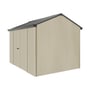 Handi-Heritage Shed H2 3.30X2.52 Roof:Gun Metal Grey Wall:Merino Front/Rear Double Door
