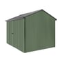 Handi-Heritage Shed H2 3.30X2.52 Roof:Gun Metal Grey Wall:Rivergum Front/Rear Double Door