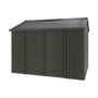 Handi-Heritage Shed H2 3.30X2.52 Roof:Gun Metal Grey Wall:Slate Grey Front/Rear Double Door