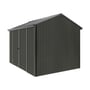 Handi-Heritage Shed H2 3.30X2.52 Roof:Gun Metal Grey Wall:Slate Grey Front/Rear Double Door