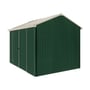 Handi-Heritage Shed H2 3.30X2.52 Roof:Merino Wall:Caulfield Green Front/Rear Double Door