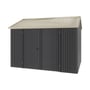 Handi-Heritage Shed H2 3.30X2.52 Roof:Merino Wall:Gun Metal Grey Front/Rear Double Door