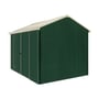 Handi-Heritage Shed H2 3.30X2.52 Roof:Primrose Wall:Caulfield Green Front/Rear Double Door