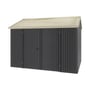 Handi-Heritage Shed H2 3.30X2.52 Roof:Primrose Wall:Gun Metal Grey Front/Rear Double Door
