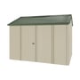 Handi-Heritage Shed H2 3.30X2.52 Roof:Rivergum Wall:Merino Front/Rear Double Door