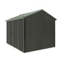Handi-Heritage Shed H2 3.30X2.52 Roof:Rivergum Wall:Slate Grey Front/Rear Double Door