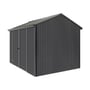 Handi-Heritage Shed H2 3.30X2.52 Roof:Slate Grey Wall:Gun Metal Grey Front/Rear Double Door