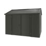 Handi-Heritage Shed H2 3.30X2.52 Roof:Slate Grey Wall:Slate Grey Front/Rear Double Door